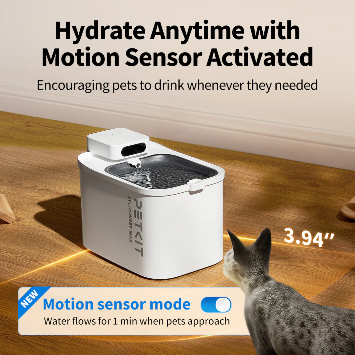 PETKIT EVERSWEET MAX (CORDLESS) PET WATER FOUNTAIN