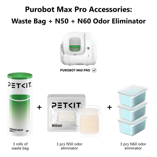 PETKIT PUROBOT MAX PRO & MAX PRO 2 ACCESSORIES BUNDLE