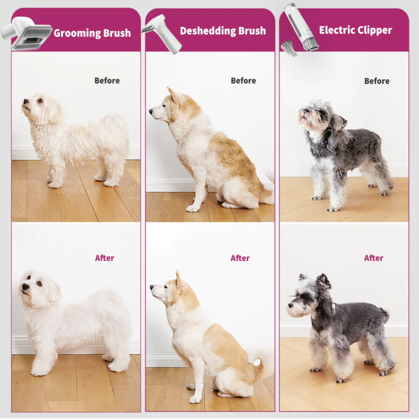 AIRCLIPPER 5 IN 1 PET GROOMING KIT