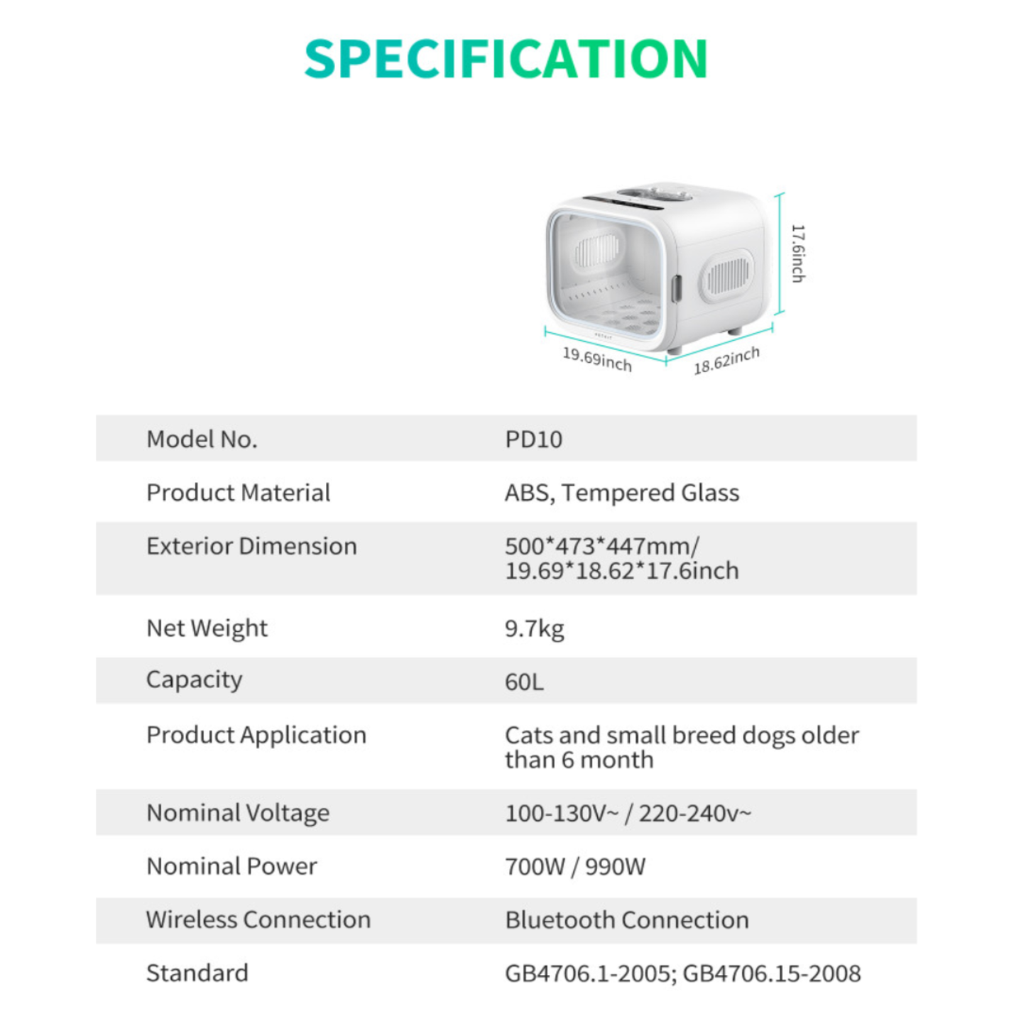 AIRSALON MAX & MAX PRO PET DRYER BOX